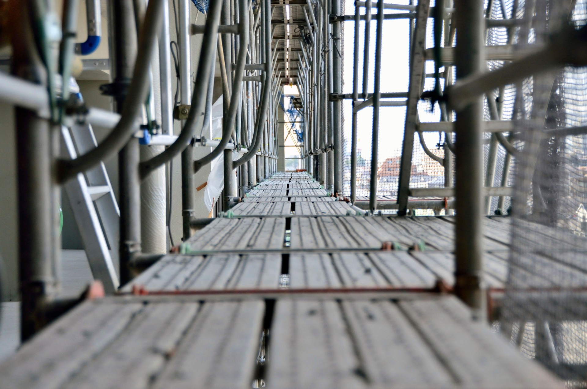 construction work for scaffolding